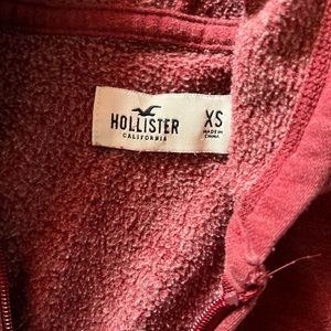 Hollister zip up jacket